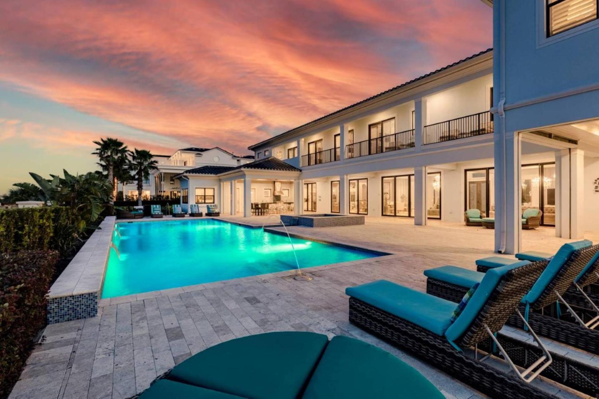 Beautiful 5 Star Mansion With Private Pool On The Prestigious Reunion Resort Orlando Mansion 6280 Kissimmee Exteriér fotografie