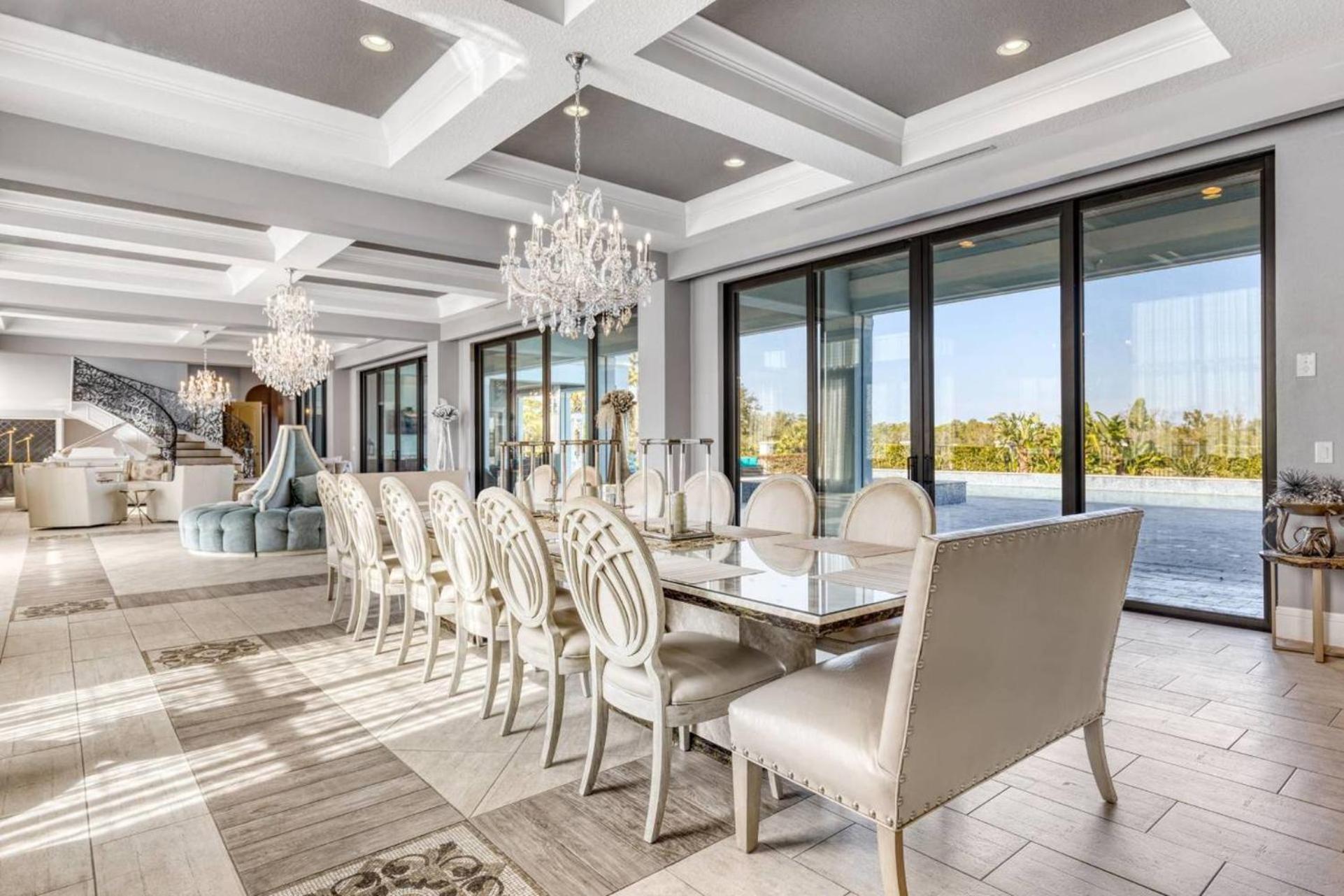 Beautiful 5 Star Mansion With Private Pool On The Prestigious Reunion Resort Orlando Mansion 6280 Kissimmee Exteriér fotografie