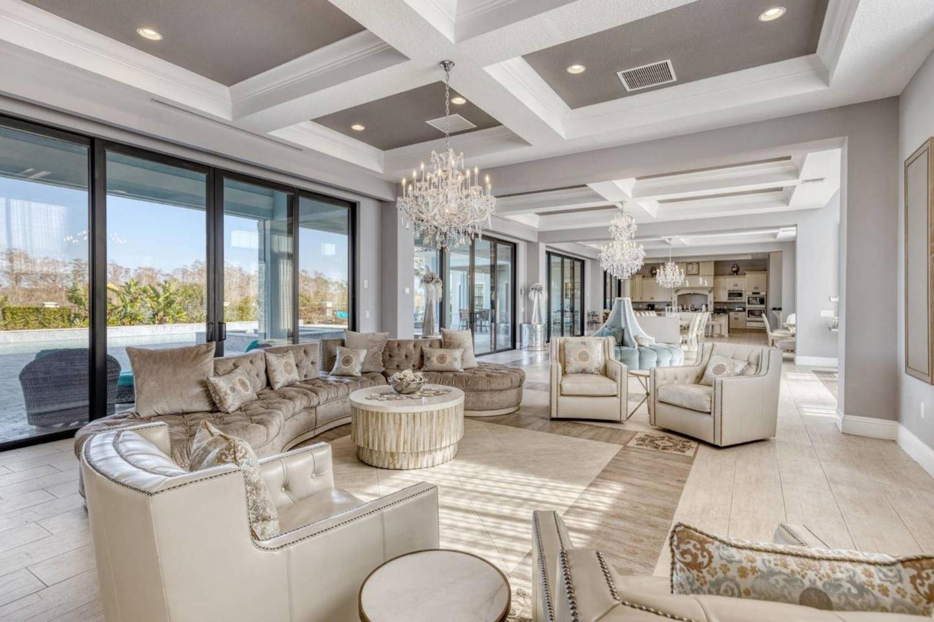 Beautiful 5 Star Mansion With Private Pool On The Prestigious Reunion Resort Orlando Mansion 6280 Kissimmee Exteriér fotografie