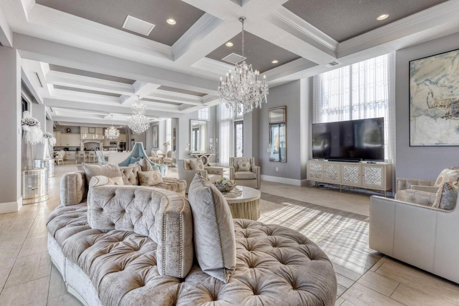 Beautiful 5 Star Mansion With Private Pool On The Prestigious Reunion Resort Orlando Mansion 6280 Kissimmee Exteriér fotografie