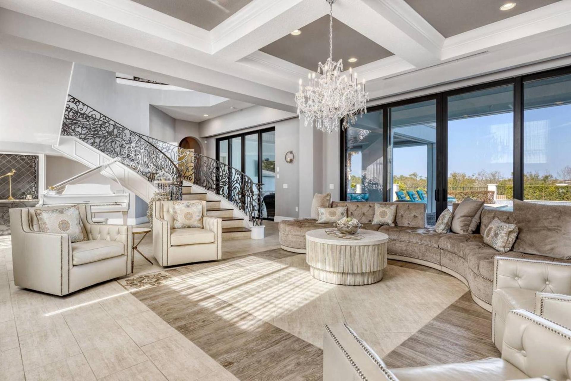 Beautiful 5 Star Mansion With Private Pool On The Prestigious Reunion Resort Orlando Mansion 6280 Kissimmee Exteriér fotografie