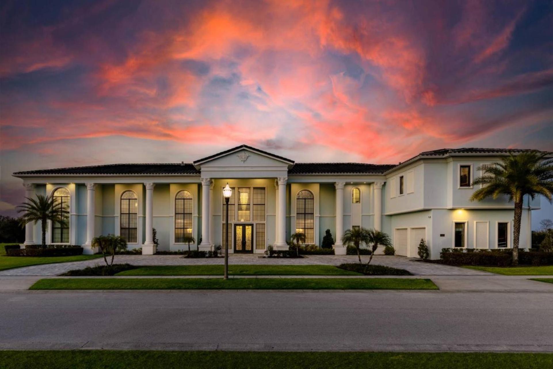 Beautiful 5 Star Mansion With Private Pool On The Prestigious Reunion Resort Orlando Mansion 6280 Kissimmee Exteriér fotografie